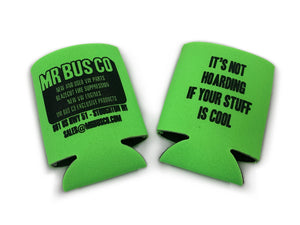 MR BUS CO Can Coozie - Safety Green